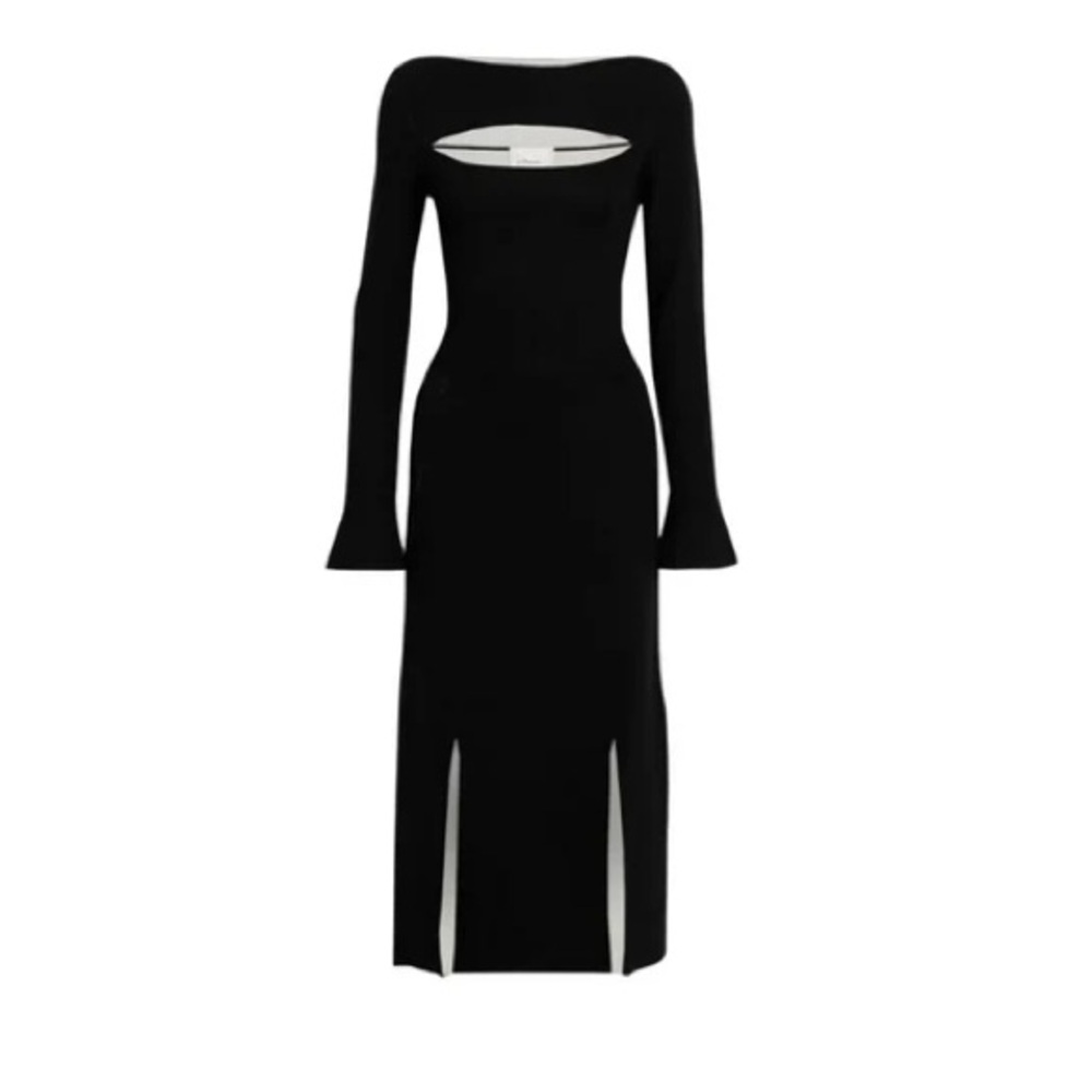 3.1 Phillip Lim Women's Black Wool Dress